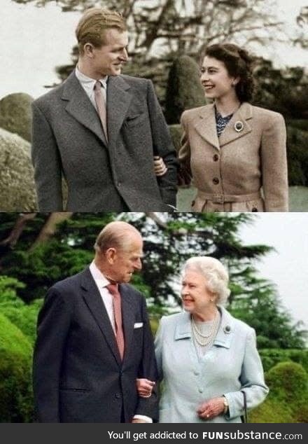 Queen Elizabeth and Prince Philip, after 65 years of marriage. Memory:  Lorenzo Lopez Jr