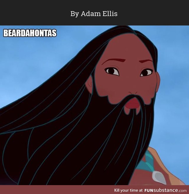 Disney Princesses with Beards 2