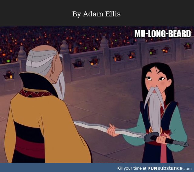 Disney Princesses with Beards 9