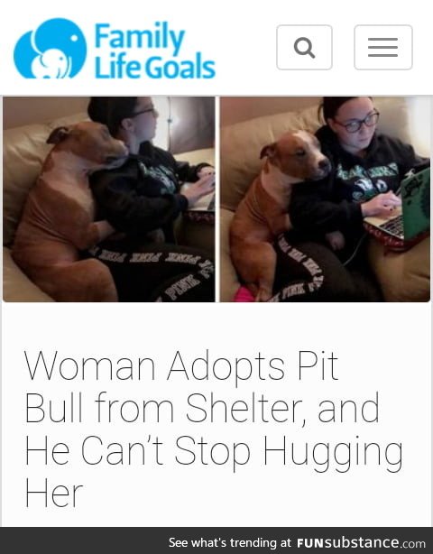 Women adopts dog from shelter who was likely to be put down