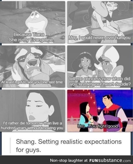 Shang is the ideal man.