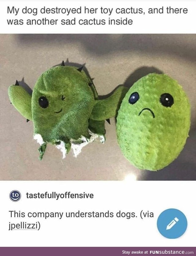 Who doesn't have a sad pickle inside of them, though?