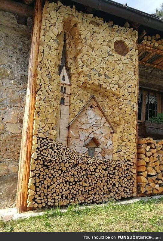 The Austrians know how to stack wood