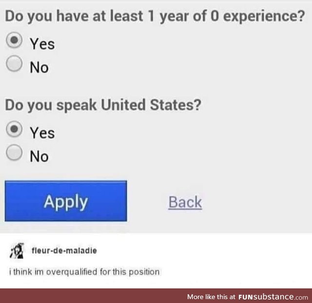 The best job application
