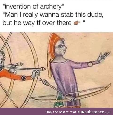 Invention of archery