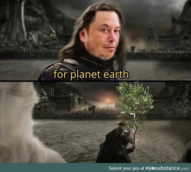 For planet earth!