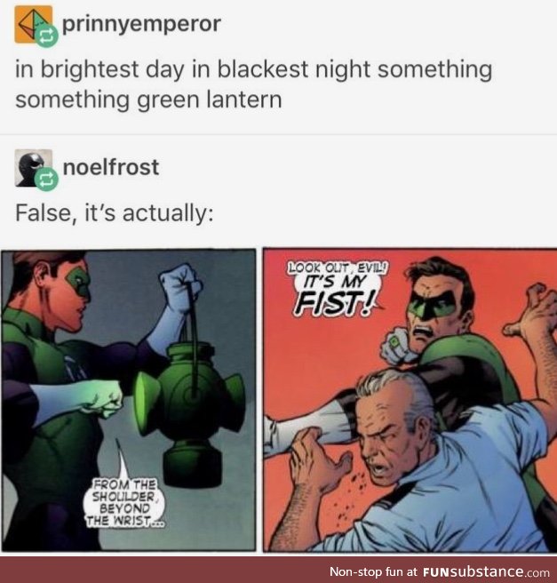 Green is willpower for some reason