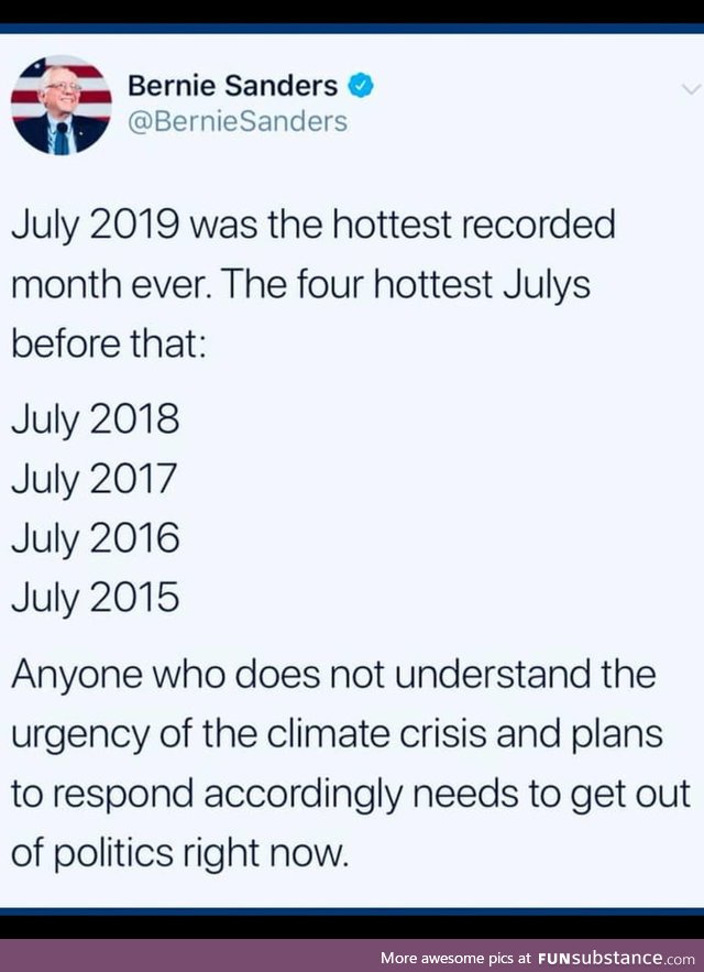 Last month was the hottest month ever recorded