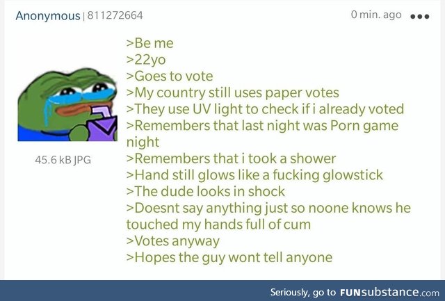 Anon goes voting