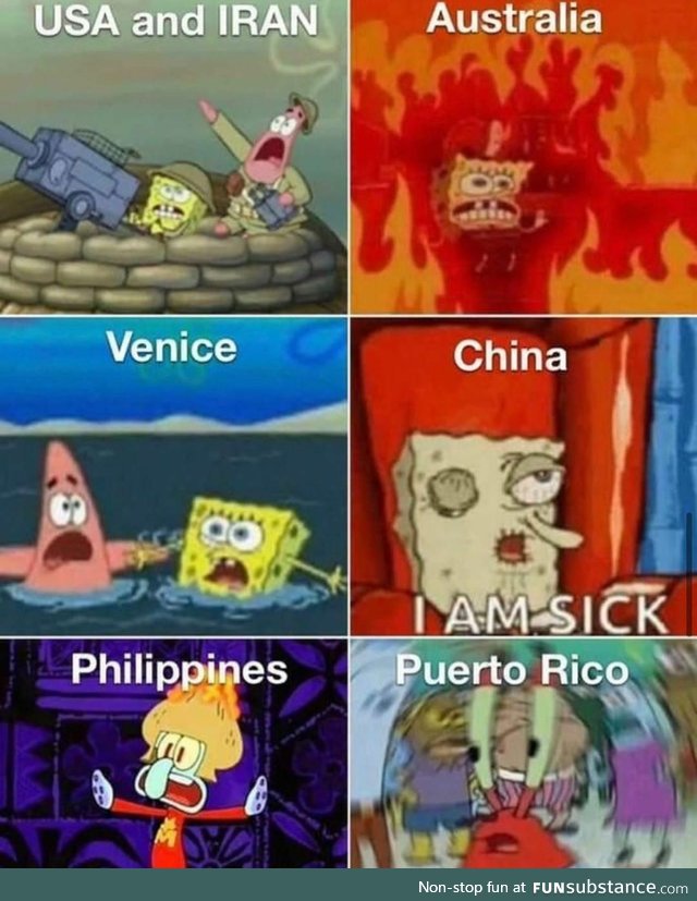 The world as presented by Spongebob