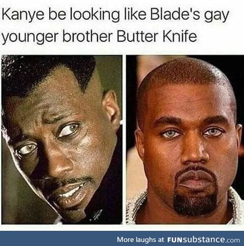 Hope they don't cast Kanye for Blade in Marvel MCU soon