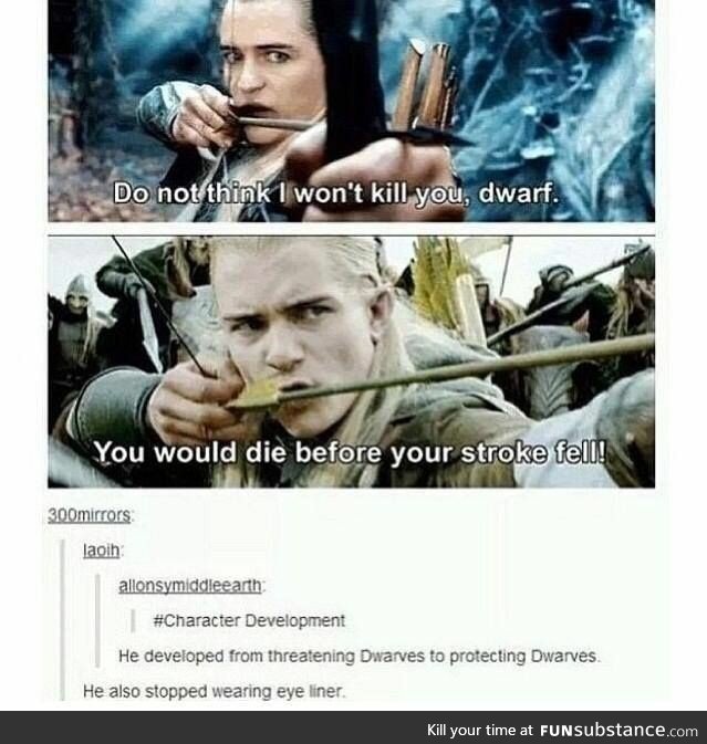 Legolas Character Development