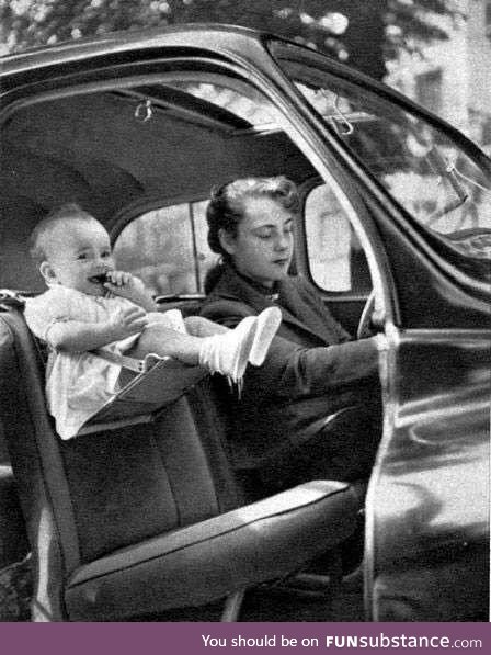 1940's baby launching car attachment