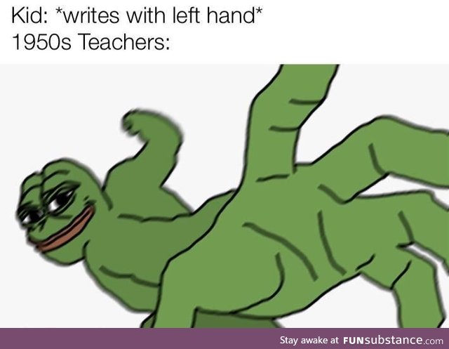 Lefties are the devil's work!