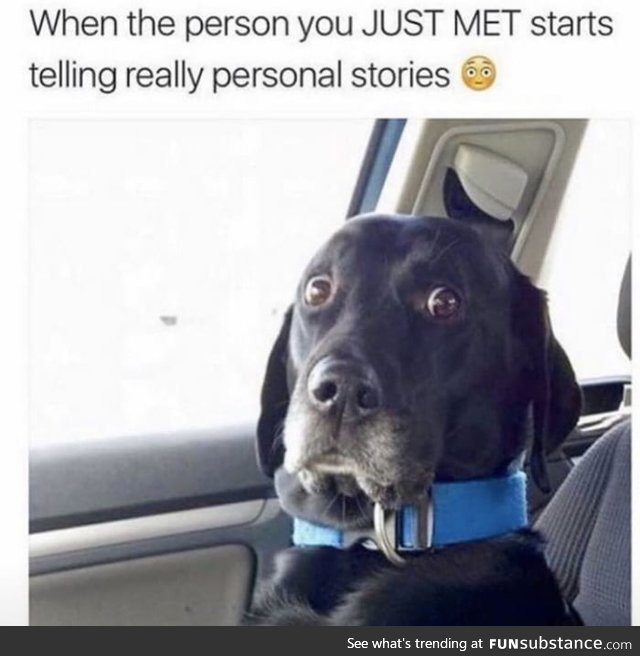 I don't meet persons randomly