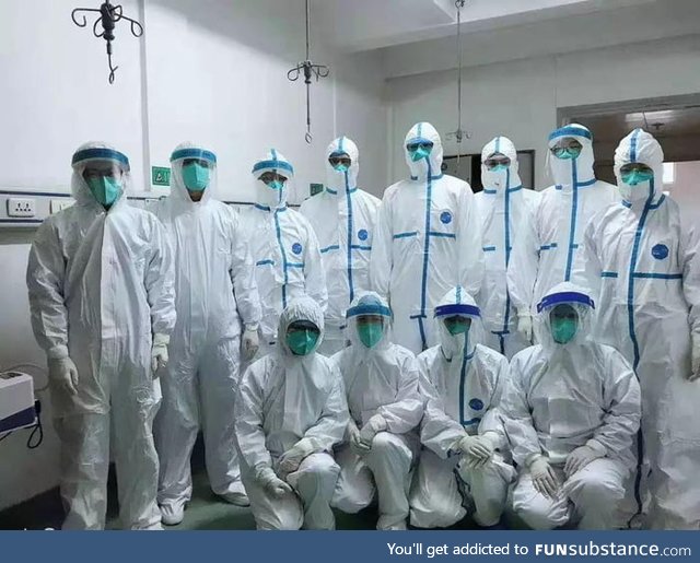 The medical staff at Wuhan Union Hospital have been risking their lives fighting the