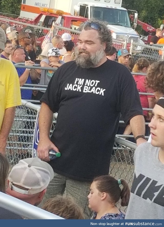 You guys, I just met Jack Black!