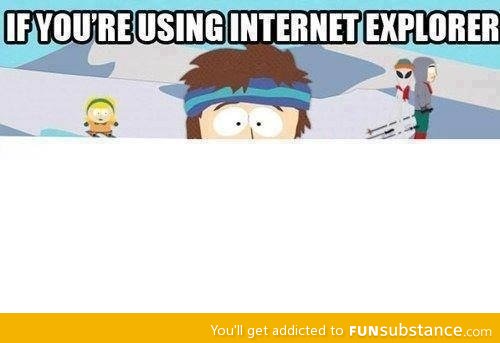 If you're using internet explorer