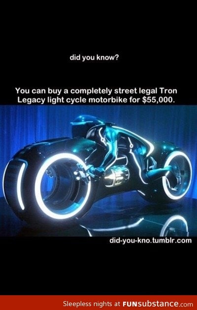 Tron Legacy Light Cycle Bike
