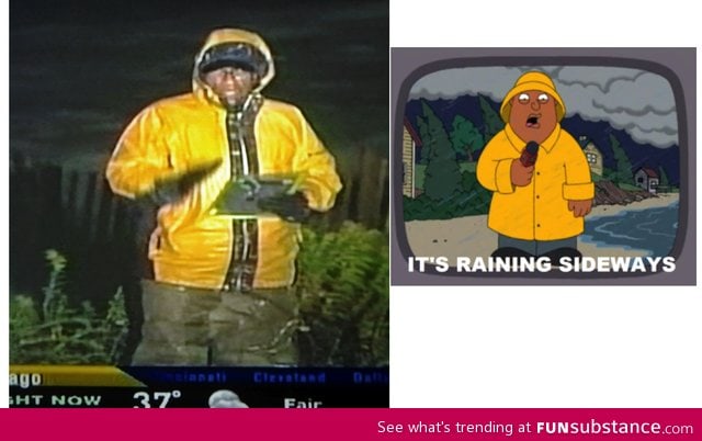 Here ollie with the weather