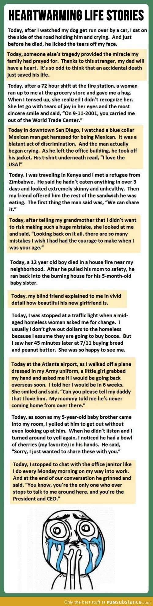 Beautiful heartwarming stories