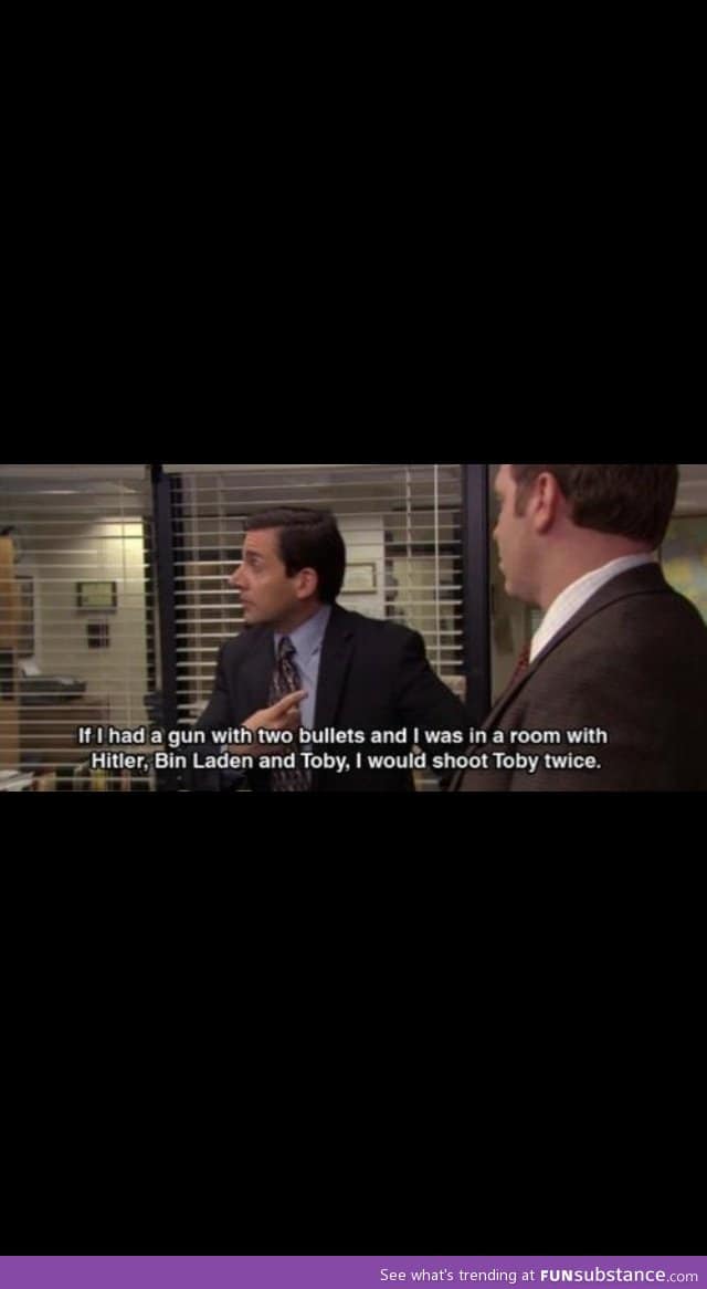 My favorite Michael vs. Toby dialogue