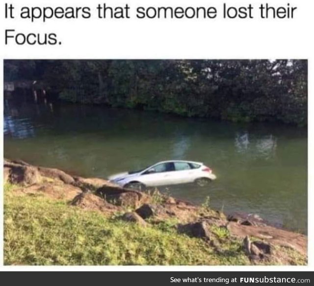 Looks like someone lost their focus