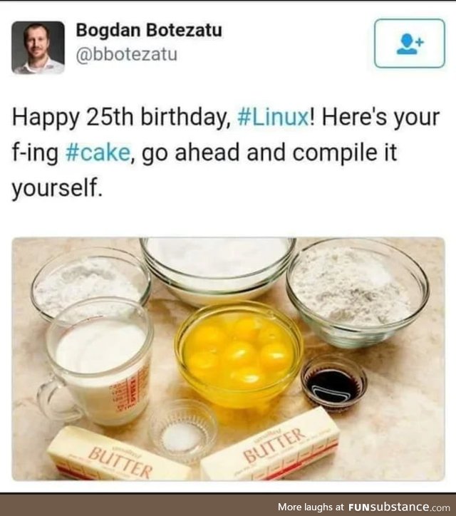 Compile the cake, Linux