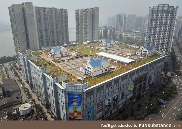 Private homeowners on top malls in China
