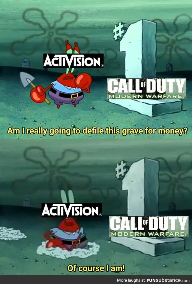 At this point, announcing a new Call of Duty game is borderline necrophilia for Activision