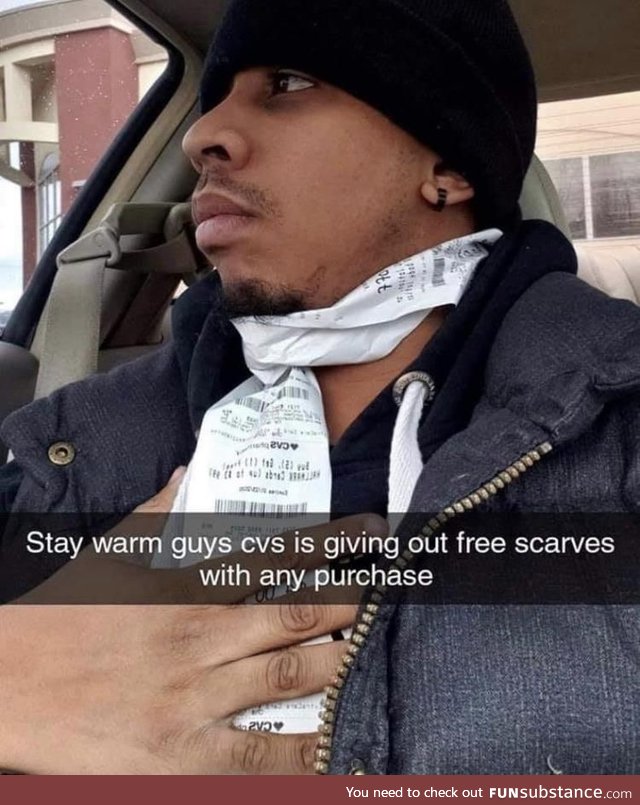 FREE CVS scarves
