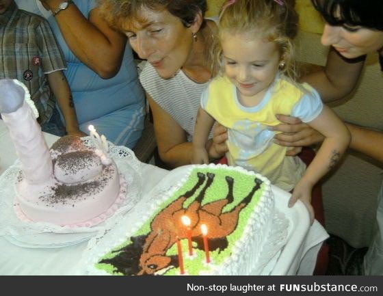 Grandma and granddaughter have the same birthday