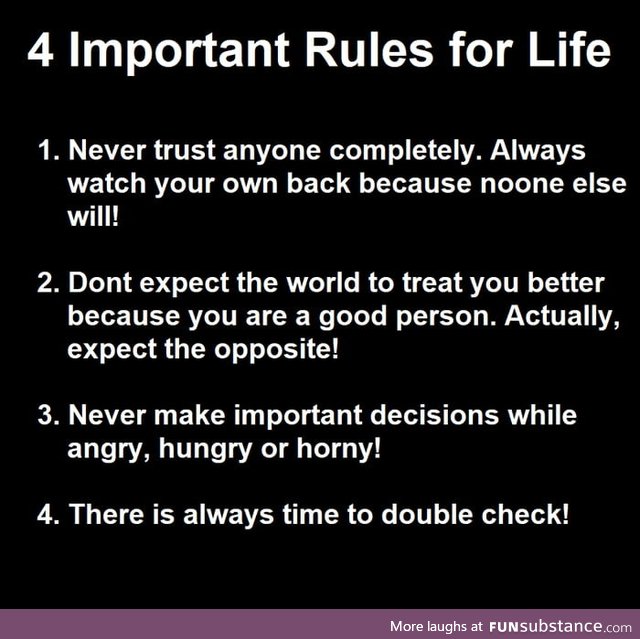 4 Importants Rules my mother gave me on the way the day I moved out