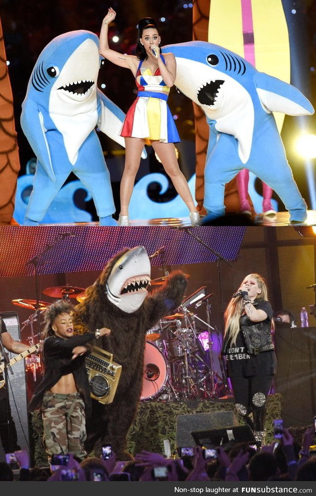 Sweet Left Shark... What happened to you?