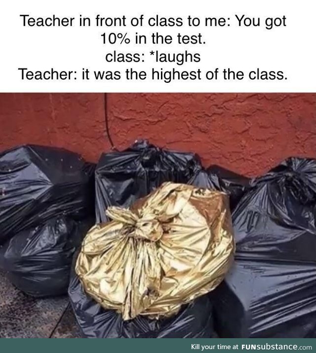 Golden trashbag meme