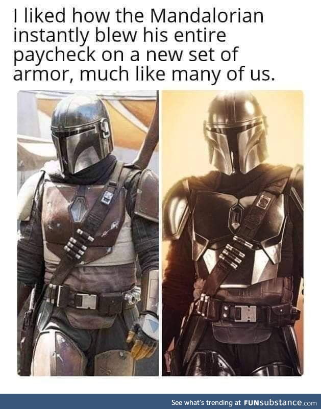 Mandalorian paycheck