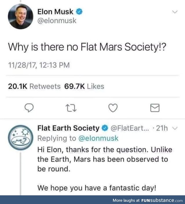 Flat Earth society