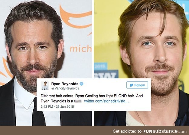 How to tell Ryan Gosling from Ryan Reynolds