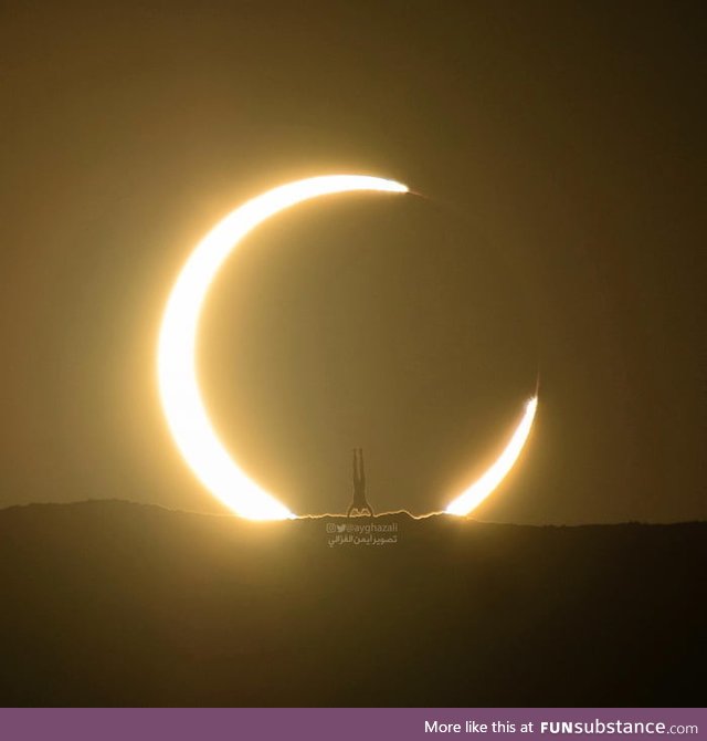 Planned for 5 months to take this solar eclipse photograph