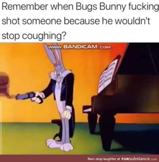 During flu season we need more Bugs Bunnys