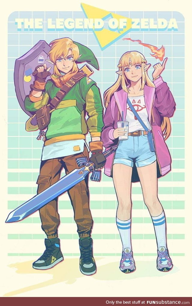 The modern Zelda & link