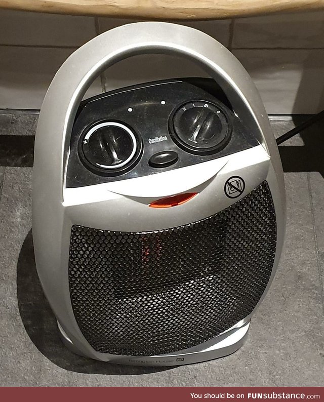 The happiest little heater ever