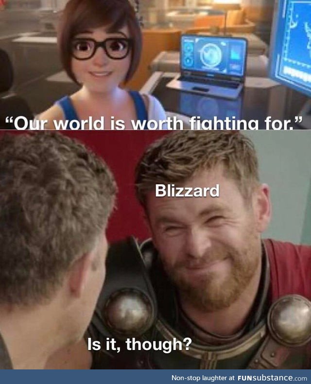 Thanks blizzard, very cool