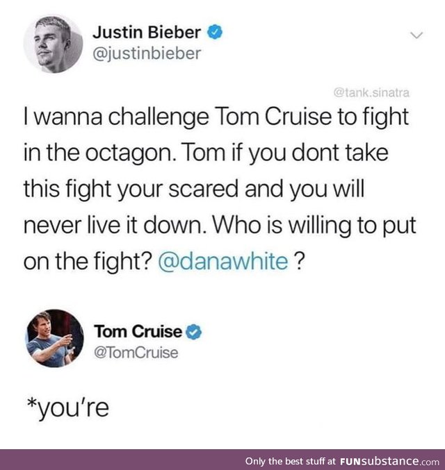Oh Bieber, you never stood a chance