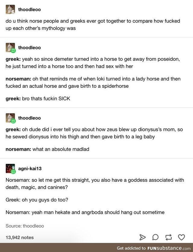 Mythology is fun