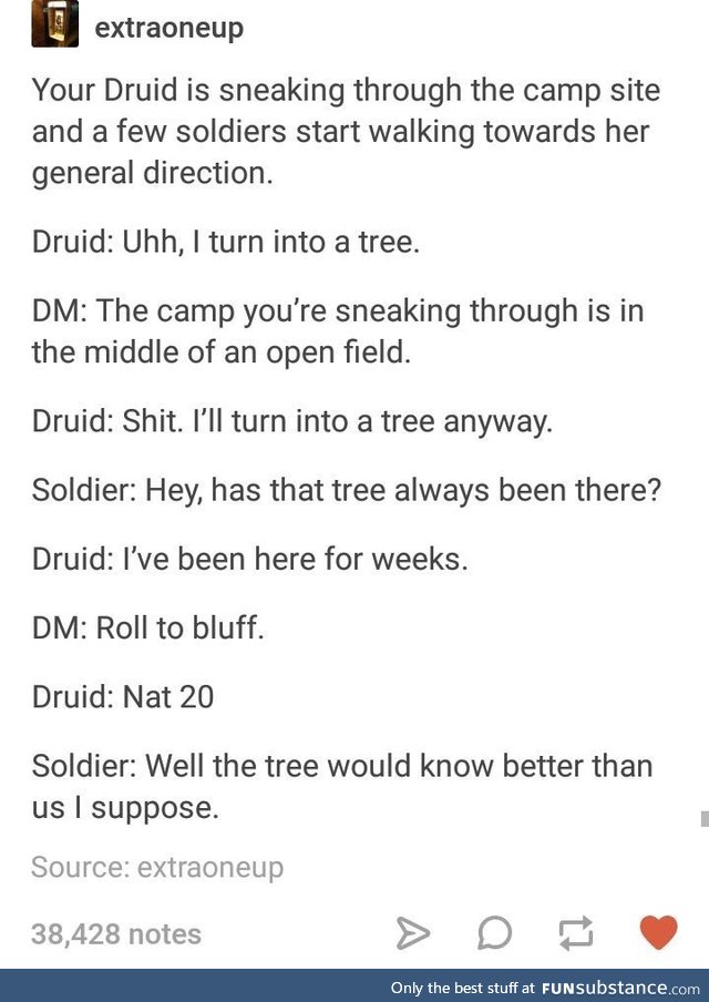 DnD - The Tree Would Know Better Than Us