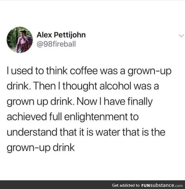 Grown up drink
