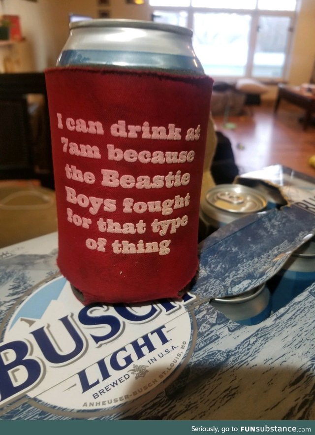 My koozie is the best koozie