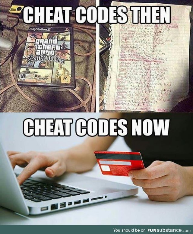 Cheat codes: Only now your wallet gets cheated