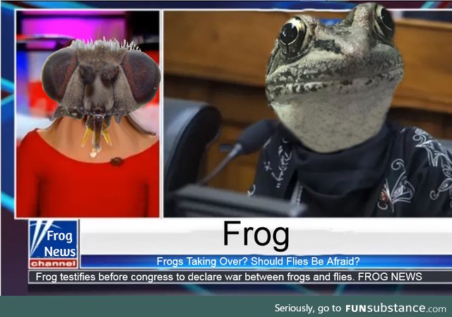 Froggo Fun #99 - Unlike You All, I Get My News from a Reliable Source